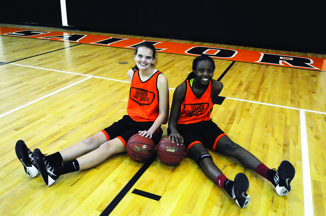 Sarasota High freshman Madison Pack and Ja'da Bennett both landed starting roles on the varsity squad in their first season with the Lady Sailors.