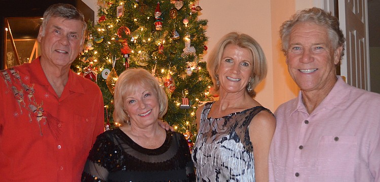 Hosts Barbara and John Sulton with Laura and John Proctor.