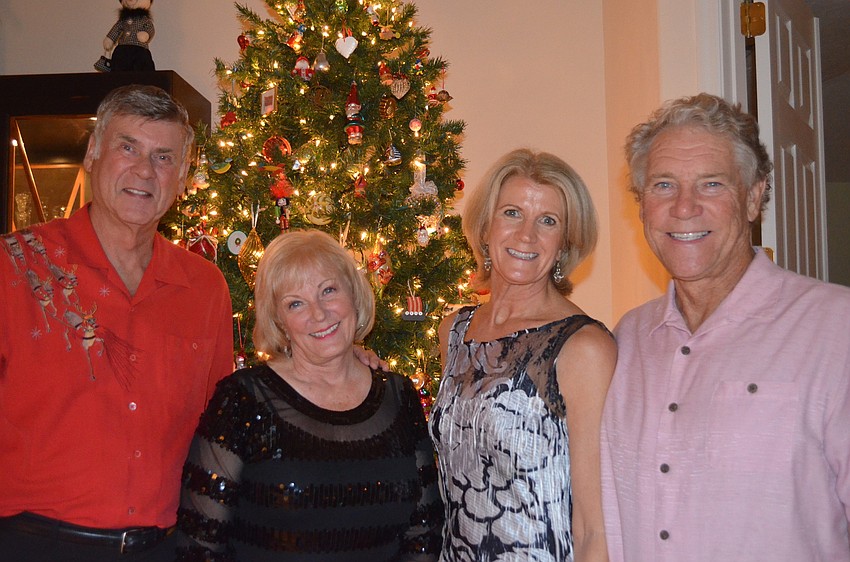 Hosts Barbara and John Sulton with Laura and John Proctor.