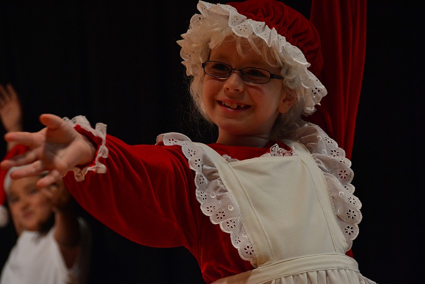 Hannah Van Hise plays the part of Mrs. Claus.