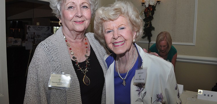 Nancy Reichel attends with Normal Elley, who celebrated her 93rd birthday the day of the event.