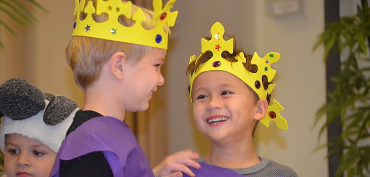 Landon Cornelies and Cameron Yeung were kings in the pageant