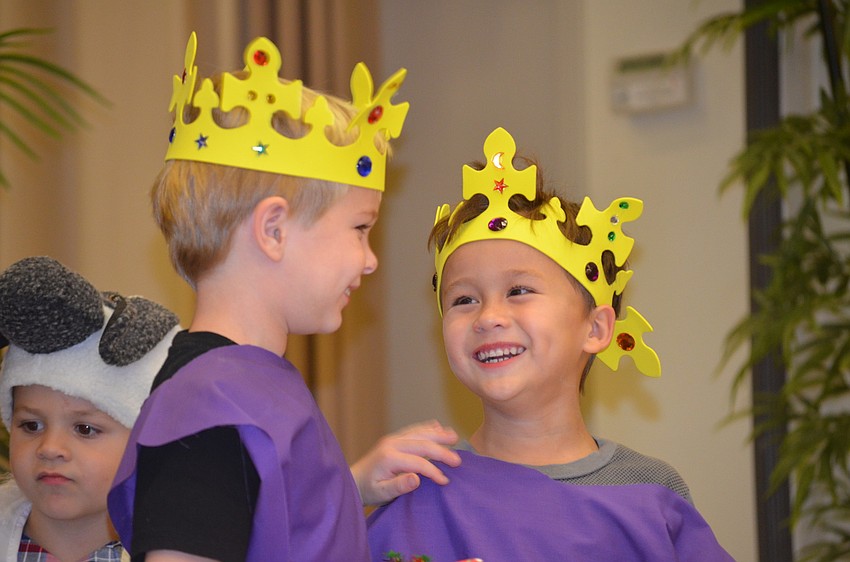 Landon Cornelies and Cameron Yeung were kings in the pageant