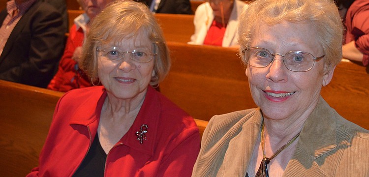 Sandy Kemp and Kathy McPherson's husbands were in the choir