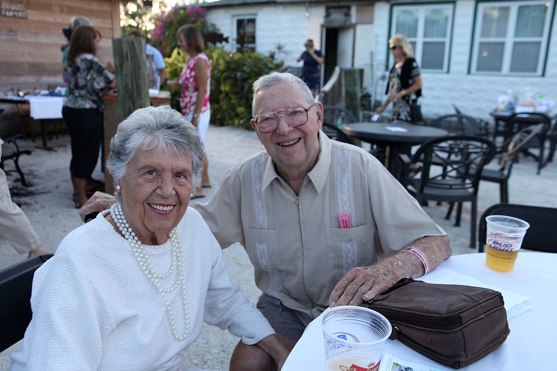 Claire and Ralph Hunter, pictured at the Longboat Key Historical Society's 2012 Fish Fry. (File photo)