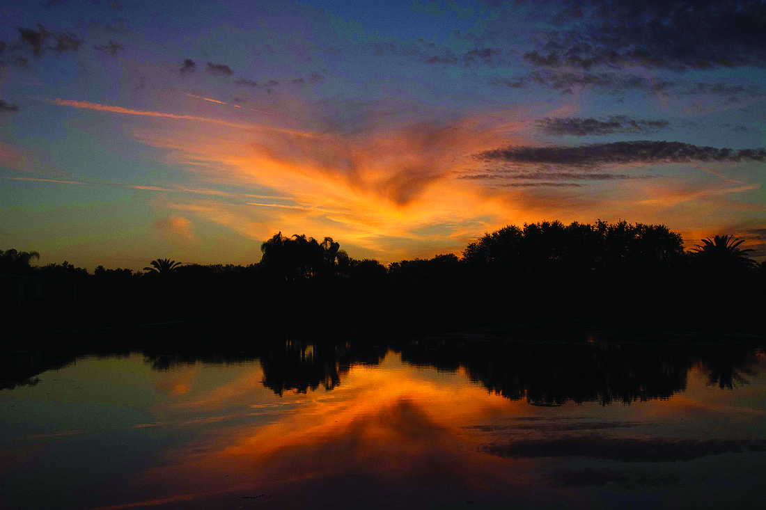 Jim Lustgarten submitted this sunset photo, taken near University Park.