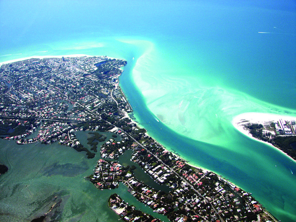 Big Pass, between Siesta Key and Lido Key, has never been dredged.