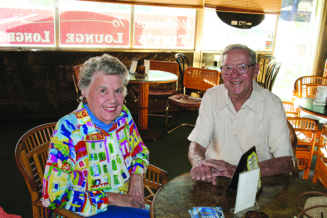 File photo. Claire and Ralph Hunter at the old TinyÃ¢â‚¬â„¢s of Longboat Key. The Hunters were married for 35 years.