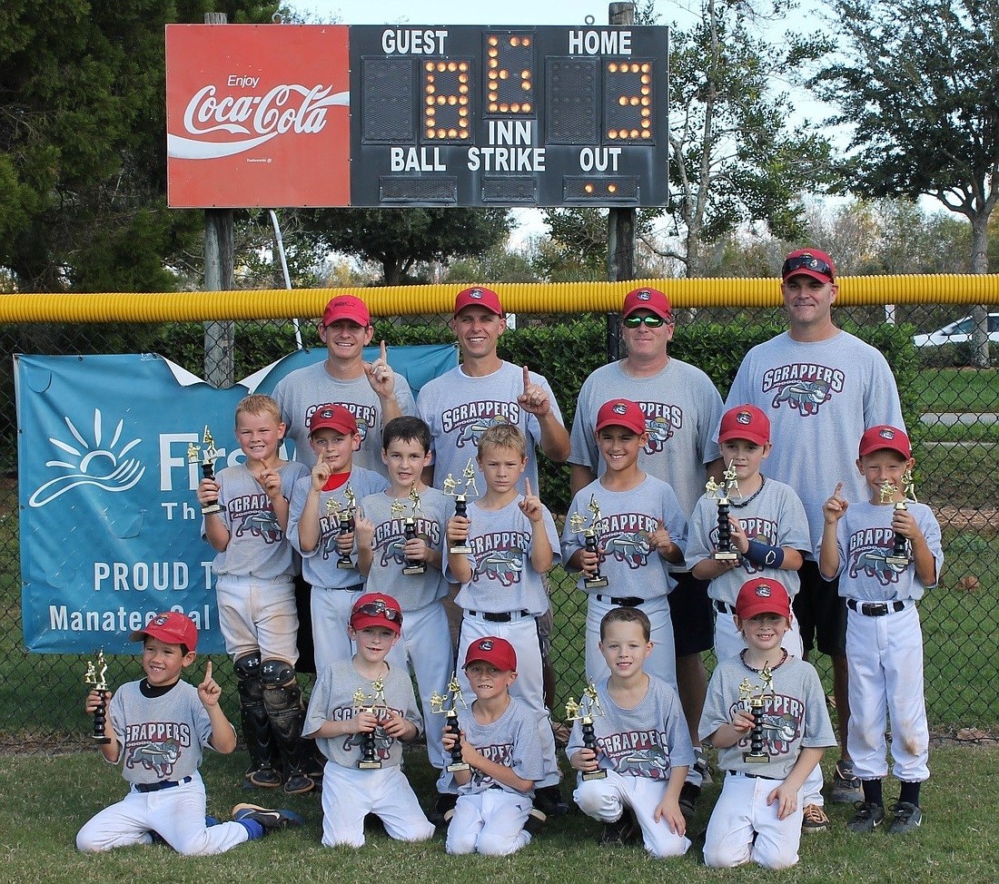 The Scrappers defeated the Timber Rattlers 8-3 to win the Rookie division title.