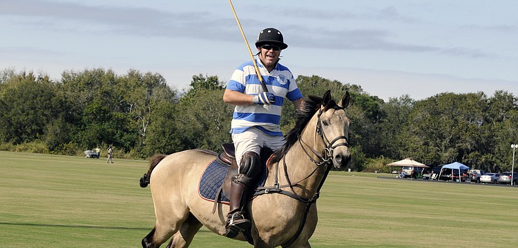 David Manuel scored a pair of goals for the Ocala Polo Association.