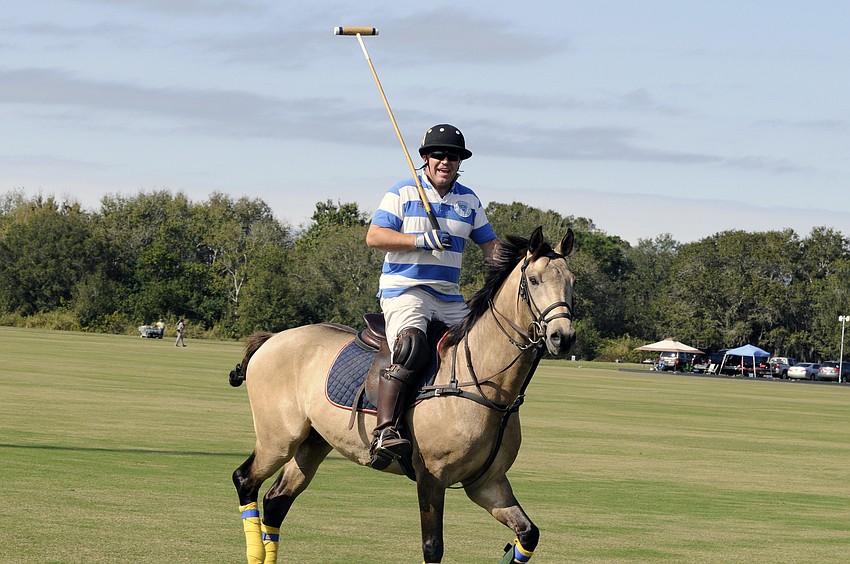 David Manuel scored a pair of goals for the Ocala Polo Association.