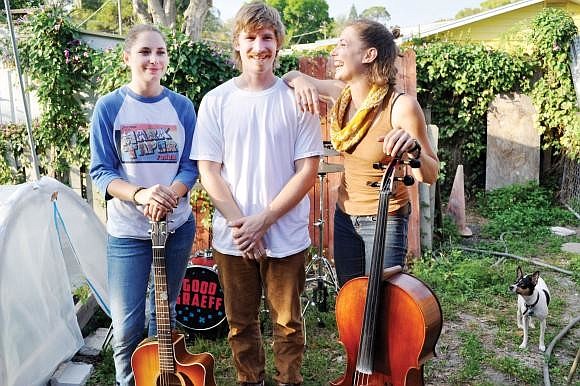Brooke Graeff, Joe Abraham and Brittany Graeff have played together since high school.