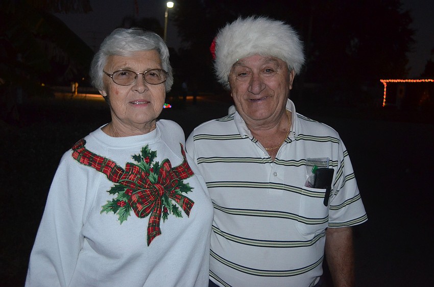 Horseshoe Cove Activity Director Carol Lindhorst and Gene Gelinas enjoy the sights.
