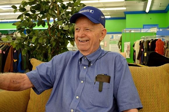 Dick Morgan has worked for Goodwill Manasota for more than 30 years. He says the companyÃ¢â‚¬â„¢s mission to help others has kept him inspired.
