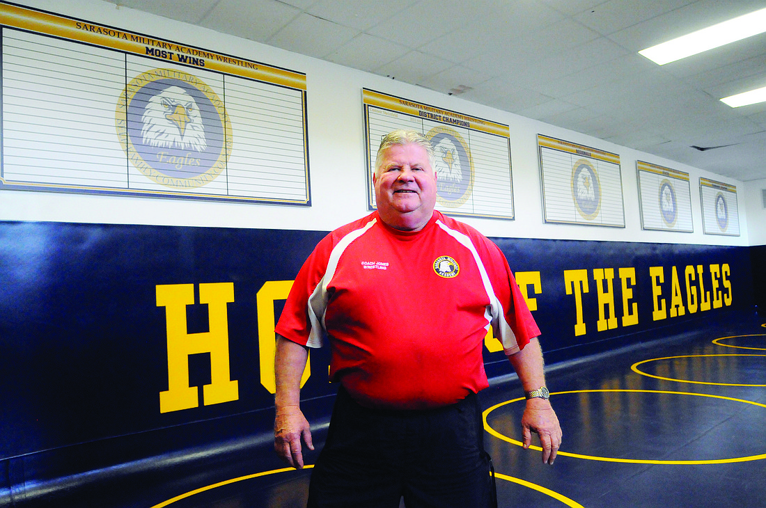Jen Blanco. Sarasota Military Academy wrestling coach Ron Jones had a new wrestling room built for his team this season Ã¢â‚¬â€Ã‚Â one he hopes will inspire tradition and excellence.