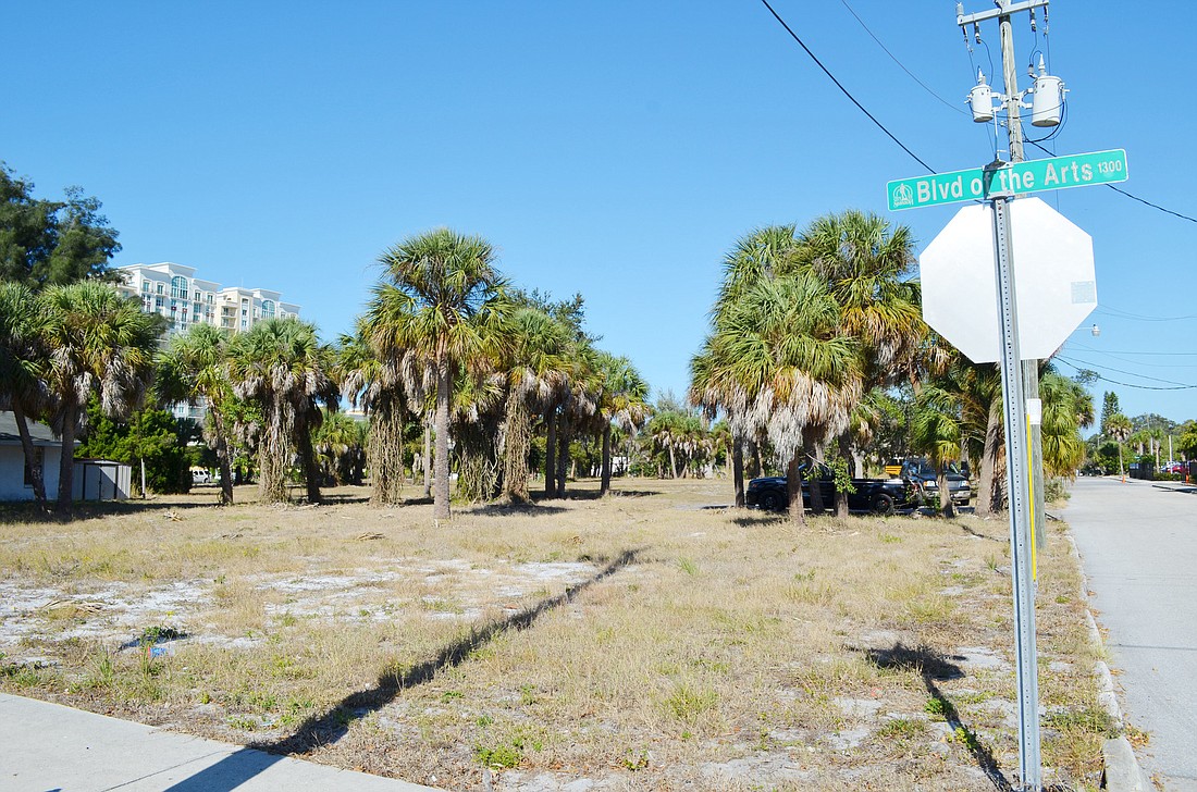 High-density apartments could come to this Rosemary District parcel.
