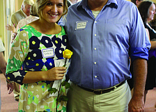 Longboat Key native Savannah Schield, with her dad, Steve, is one of 18 students who received scholarships from Longboat Island Chapel May 12.