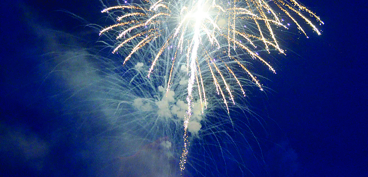 Sarasotans watch this year's Fourth of July fireworks from around the city.