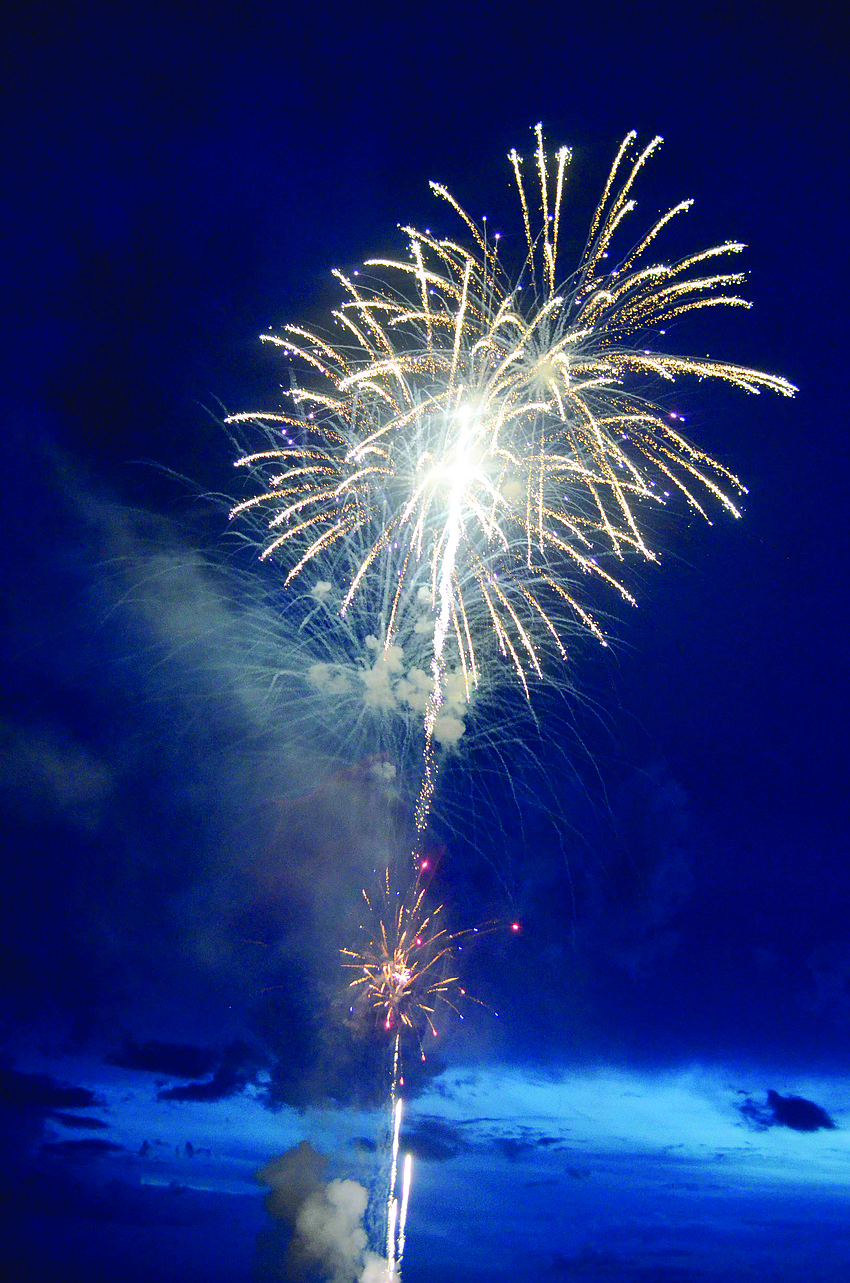 Sarasotans watch this year's Fourth of July fireworks from around the city.