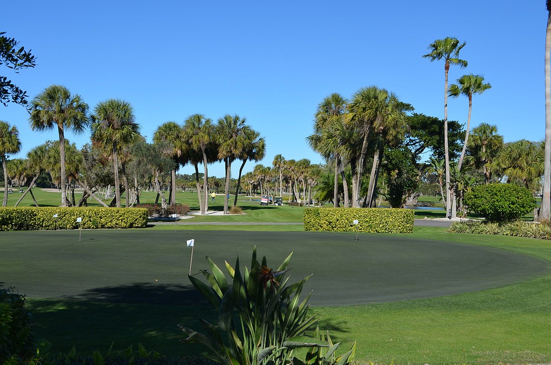 Over the past year both the Islandside, pictured, and Harbourside golf course have gotten upgrades including improved cart paths and new landscaping. (File photo)