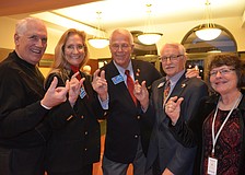 Buddy Turman, Suzi Atherton, Tim Milligan and Tom and Ellen Cavanaugh show that we are â€œthis closeâ€ to ending polio.