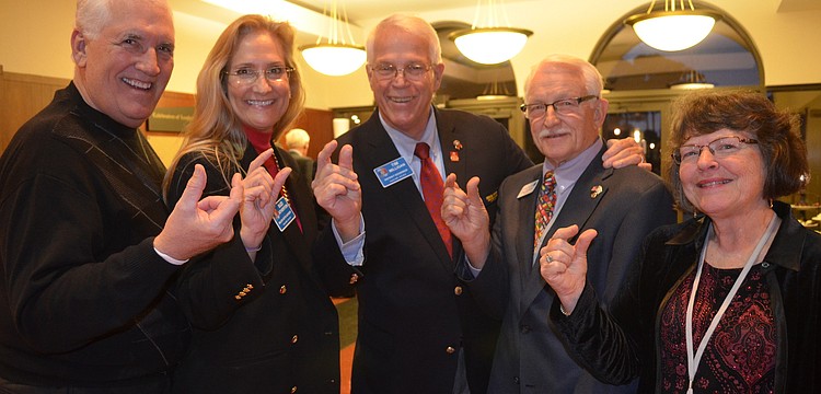 Buddy Turman, Suzi Atherton, Tim Milligan and Tom and Ellen Cavanaugh show that we are â€œthis closeâ€ to ending polio.