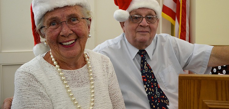 Sylvia Thompson and Dale Hooey provided the entertainment for the Epiphany Concert attendees at All Angels.