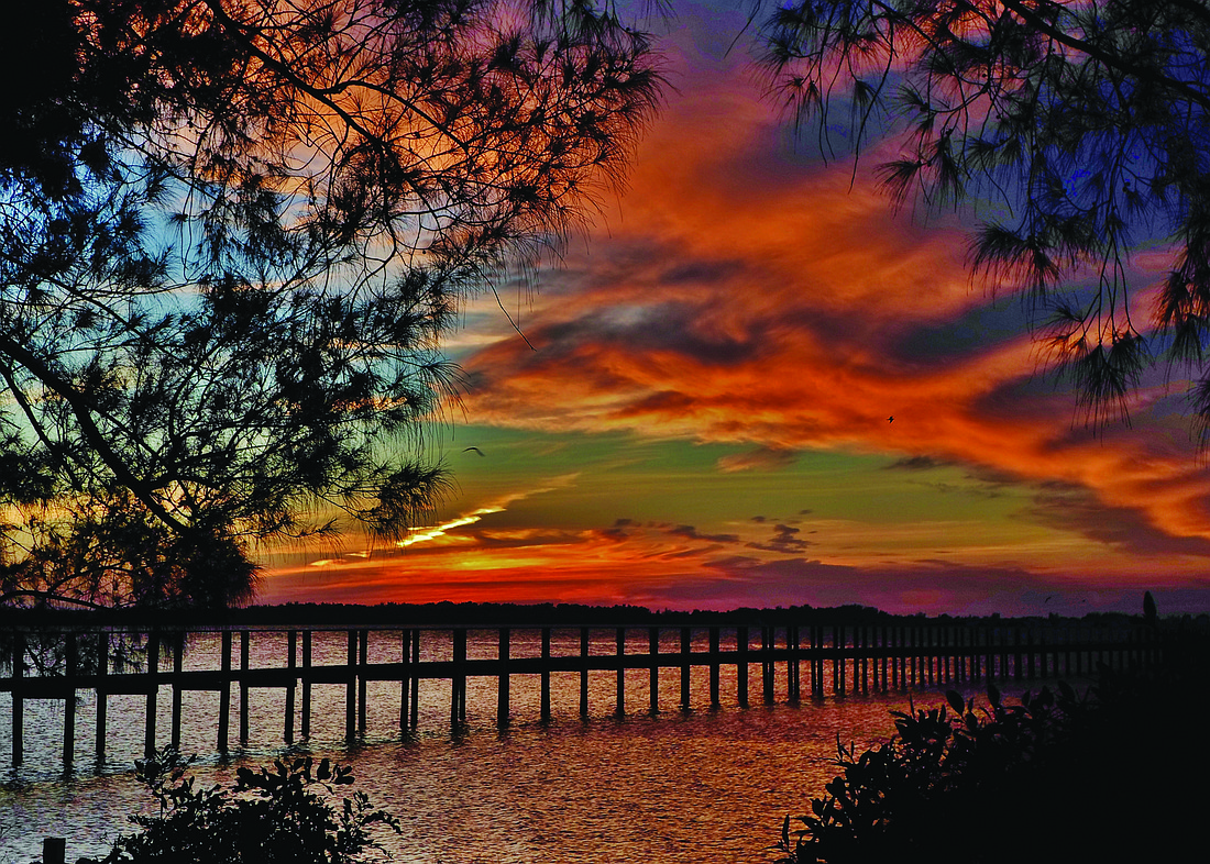 Doreen Steinhauser submitted this sunset photo, taken near Palma Sola Bay in Bradenton.