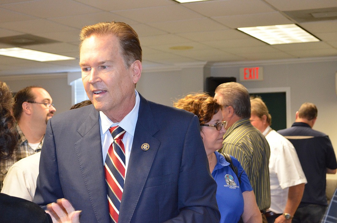 Congressman Vern Buchanan, R-Longboat Key, lobbied unsuccessfully before the holidays to encourage Congress to approve a glitch bill to stave off insurance costs that have more than tripled for some policyholders.