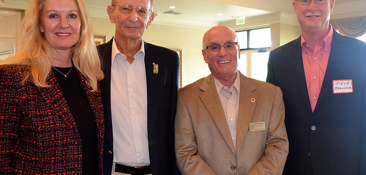 Assistant to the Town Manager Susan Phillips, Vice Mayor David Brenner, Commissioner Jack Duncan and Steve Branham