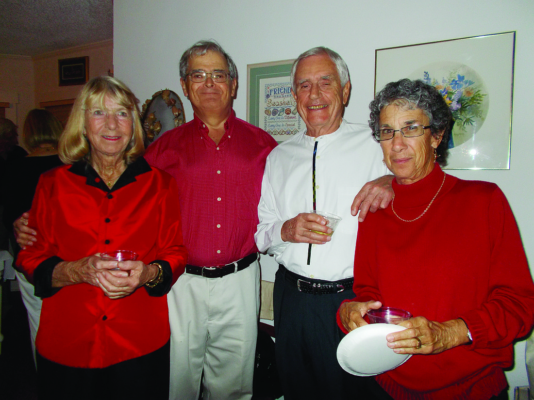 Retired Senior Editor Dora Walters snapped this picture of Kip OÃ¢â‚¬â„¢Neill, Bob Spitzer, Fred Wilson and Maxine Spitzer.