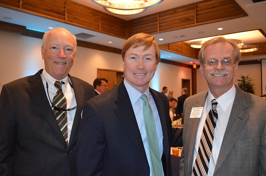 Lewis Hall, Agriculture Commissioner Adam Putnam and Jim Turner