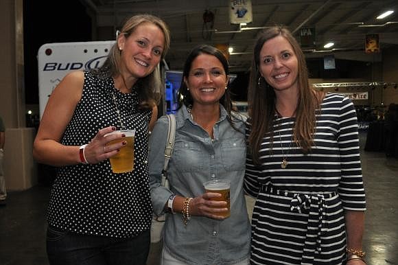 Janine Aylward, Lauren Wailand and Makra Brannon attended last year's Beertopia event.