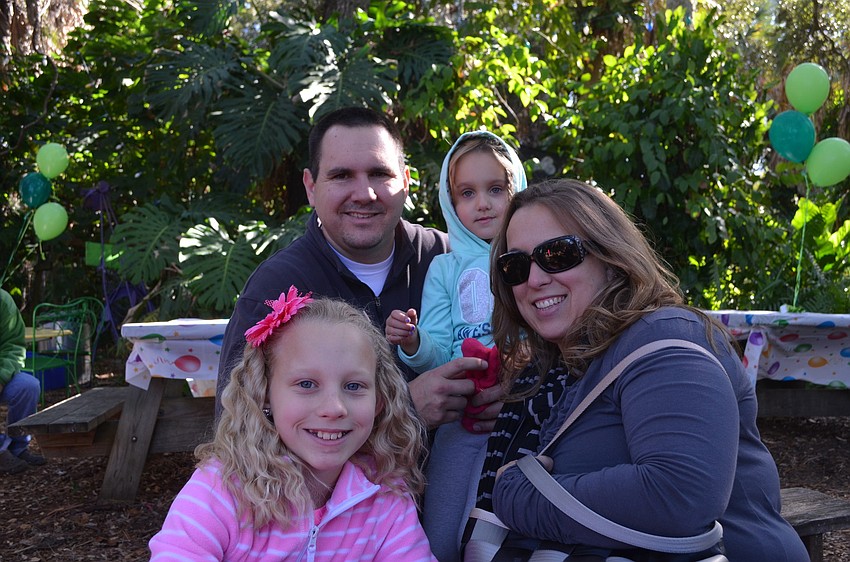 Chris and Heather Hodges with daughters Chava and Grace