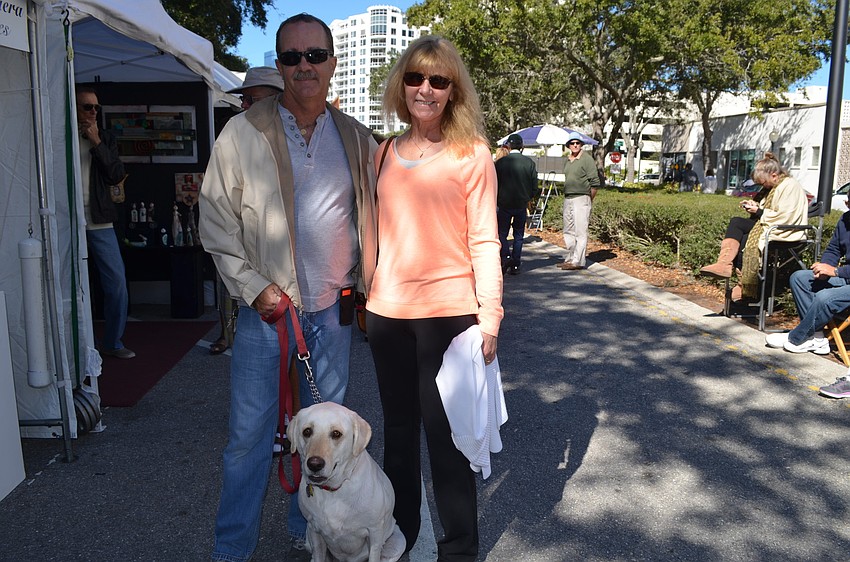 Bill and Dianne Andrews with Zoe