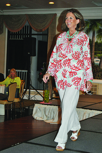 File photo Cheryl Loeffler participated in last year's fashion show.