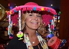 Event host Tanya Waxler dresses for the occasion.