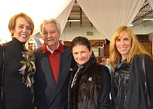 Jane Krombeen, Owner of Mission Avenue Studio Bernabe Somoza, Luisa Goldman, and Marilyn Buzzard.