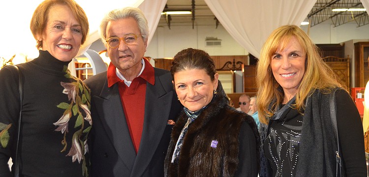 Jane Krombeen, Owner of Mission Avenue Studio Bernabe Somoza, Luisa Goldman, and Marilyn Buzzard.