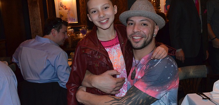 Paris and Rick Levine. Paris describes her style as funky, cool and edgey.