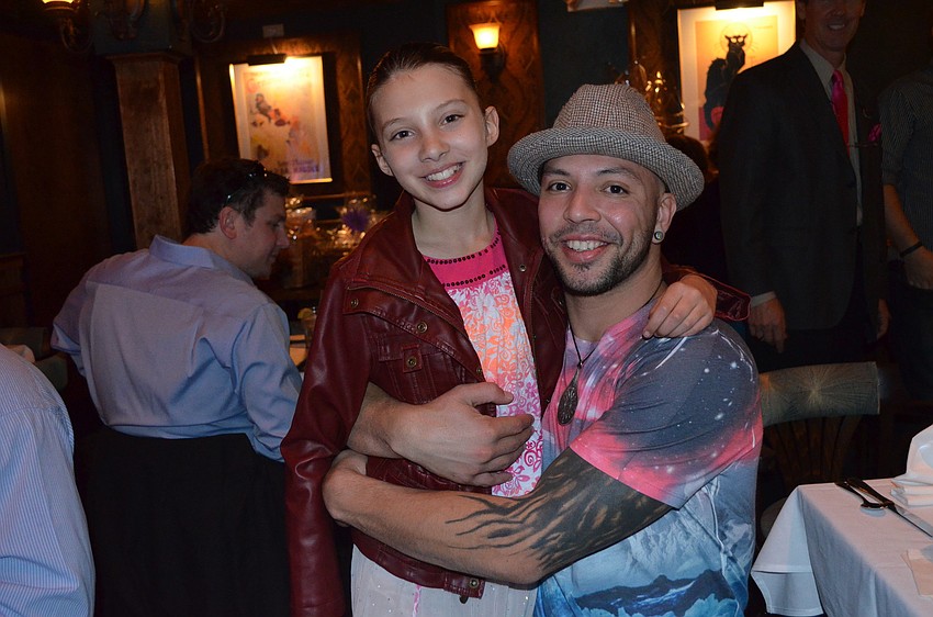 Paris and Rick Levine. Paris describes her style as funky, cool and edgey.