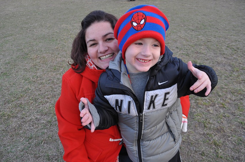 Rebecca and Joseph Lewis enjoy the day together.