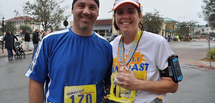 Shawn and Christine Stephens run together as much as they can.