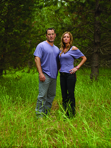 Courtesy photo Matt Carman and Julie White hunt for Bigfoot on Spike TV's "10 Million Dollar Bigfoot Bounty."