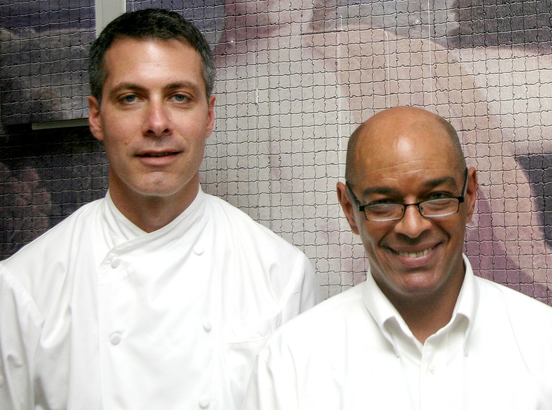 Pomona Bistro and Wine Bar Executive Chef Ryan Boeve and Pastry Chef Arthur Lopes