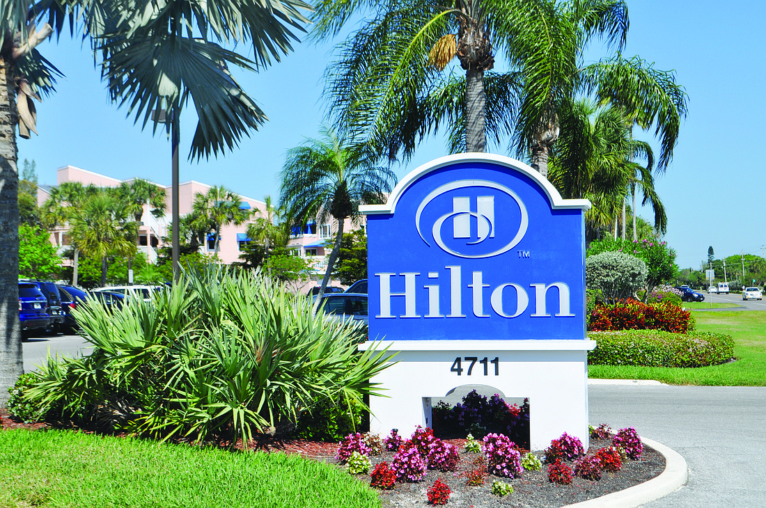 File photo The Hilton will stop accepting reservations after April 30.