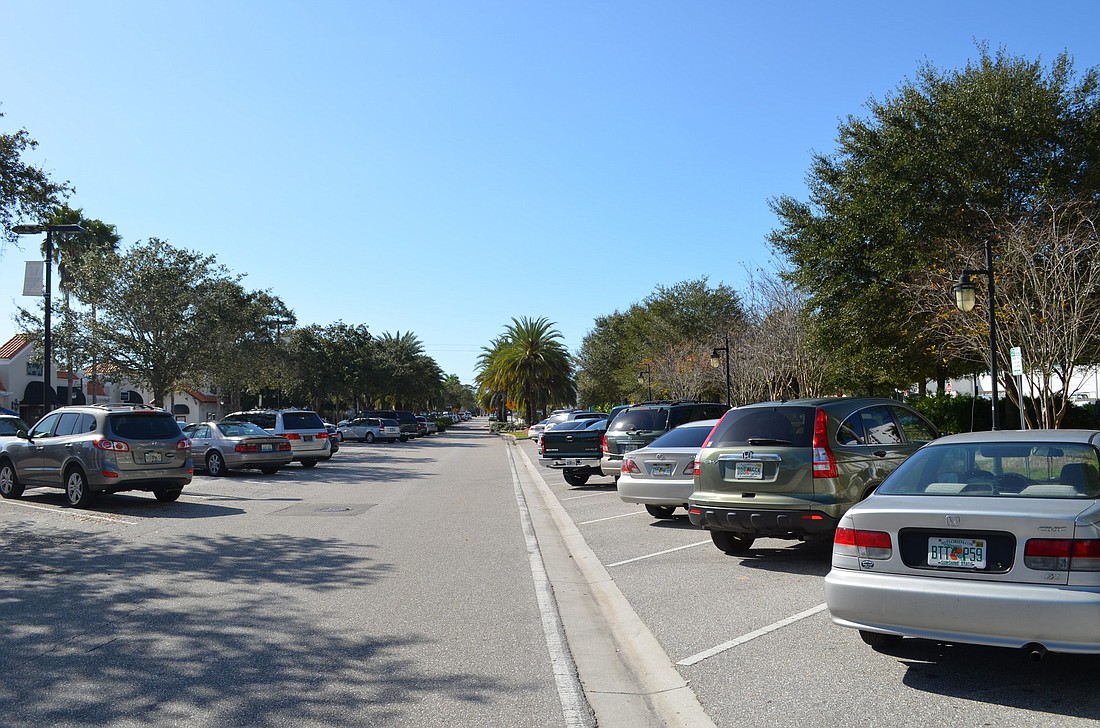 David Conway Parking spaces along Hillview Street fill up quickly during peak hours, forcing some employees and customers to leave their cars in residential areas.