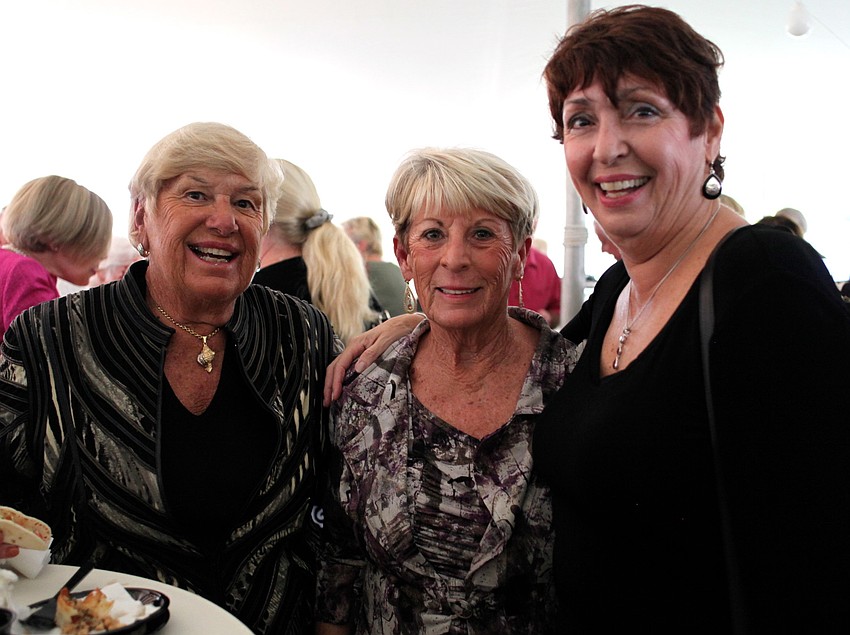 Nancy Chanos, June Hessel and Sandy Endres