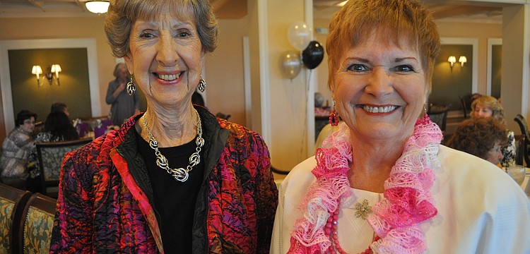 Nita Sebens and Pat Dennis, the High Priestess of the Ladies of the Oriental Shrine