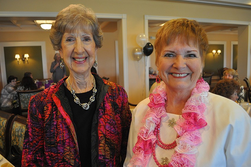Nita Sebens and Pat Dennis, the High Priestess of the Ladies of the Oriental Shrine
